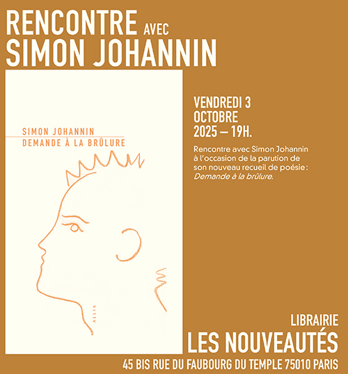 Les Nouveautés : rencontre avec Simon Johannin