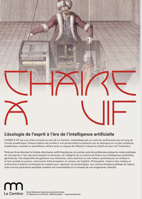 La Cambre : conf&eacute;rence d&rsquo;Anne Alombert (1/3)