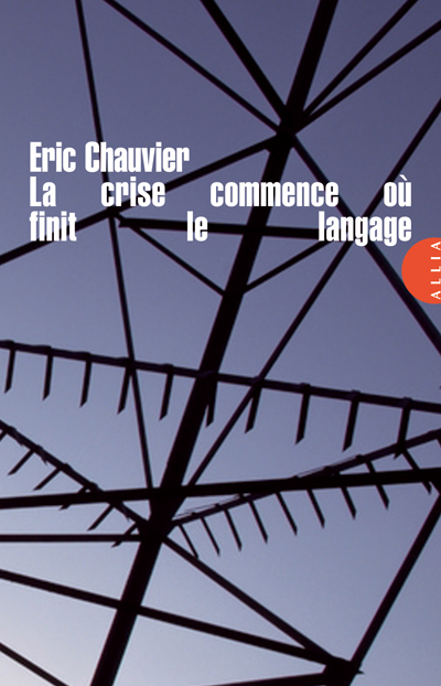 Le théâtre d'Éric Chauvier