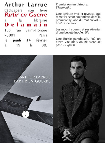 Rencontre-dédicace avec Arthur Larrue